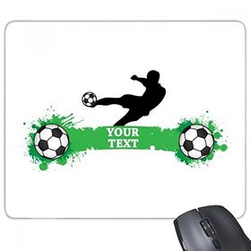 Dıythinker Penalty Kick Futbol Spor Metin Baskılı Dikdörtgen Kaymaz Kauçuk Mouse Pad