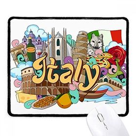 Dıythinker Pisa Milan Katedrali İtalya Grafiti Kaymaz Siyah Başlıklı Kenarlar Mouse Pad
