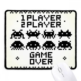 Dıythinker Players Game Over Little Monster Pixel Kaymaz Siyah Başlıklı Kenarlar Mouse Pad