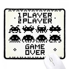 Dıythinker Players Game Over Little Monster Pixel Kaymaz Siyah Başlıklı Kenarlar Mouse Pad