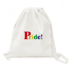 Dıythinker Pride Lgbt Gökkuşağı Homo Tuval İpli Sırt Çantası