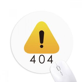 Dıythinker Programcı 502 Hata Uyarısı Baskılı Yuvarlak Kaymaz Kauçuk Mouse Pad