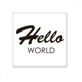 Dıythinker Programcı Arayüzü Hello World 15x15 cm Seramik Karo