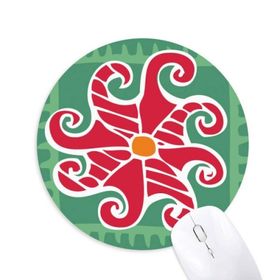 Dıythinker Red Sun Meksika Totems Antik Medeniyet Çizim Baskılı Yuvarlak Kaymaz Kauçuk Mouse Pad