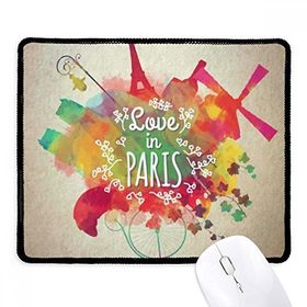 Dıythinker Renkli Mark City Fransa Eyfel Kulesi Kaymaz Mouse Pad