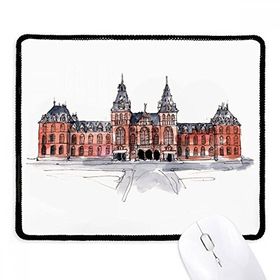 Dıythinker Rijks Müzesi Hollandalı Kaymaz Siyah Başlıklı Kenarlar Mouse Pad