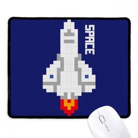Dıythinker Rocket Take Off Universe Pixel Kaymaz Siyah Başlıklı Kenarlar Mouse Pad