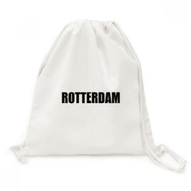 Dıythinker Rotterdam Hollanda Şehir Adı Kanvas İpli Sırt Çantası
