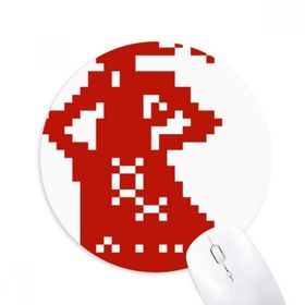 Dıythinker Rusya Mozaik Kadın Ülke Kültürü Baskılı Yuvarlak Kaymaz Kauçuk Mouse Pad