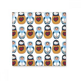 Dıythinker Rusya Oyuncak Bebek Posteri Matryoshka Ülke Kültürü 20x20 cm Seramik Karo