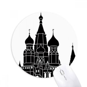 Dıythinker Rusya Saint Petersburg Silüeti Baskılı Yuvarlak Kaymaz Kauçuk Mouse Pad