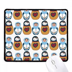 Dıythinker Rusyacak Bebek Posteri Matryoshka Ülke Kültürü Kaymaz Siyah Başlıklı Kenarlar Mouse Pad
