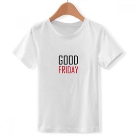 DIYthinker S Beyaz Erkek Çocuk Kutlama Good Friday Kanada Blessing Bisiklet Yaka Tişört