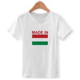 DIYthinker S Beyaz Erkek Çocuk Macaristan'da Üretilmiştir Ülke Sevgi Bisiklet Yaka Tişört