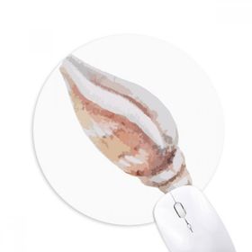 Dıythinker Salyangoz Deniz Yaşamı Renkli İllüstrasyon Baskılı Yuvarlak Kaymaz Kauçuk Mouse Pad