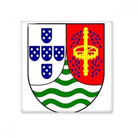 Dıythinker Sao Tome ve Principe Ulusal Amblem 15x15 cm Seramik Karo