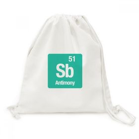 Dıythinker Sb Antimon Kimyasal Element chem Kanvas İpli Sırt Çantası