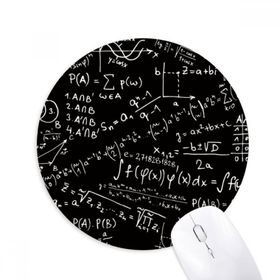 Dıythinker Seeking Limits Formüller Bilim Hesap Figürü Baskılı Yuvarlak Kaymaz Kauçuk Mouse Pad