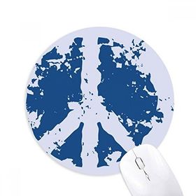 Dıythinker Sembollü Tasarım Baskılı Yuvarlak İllüstrasyon Desen Baskılı Yuvarlak Kaymaz Kauçuk Mouse Pad