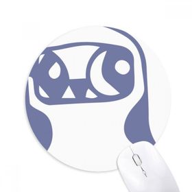 Dıythinker Sevimli Kalp Şekilli Kuş Koruyucu Hayvan Evcil Hayvan Baskılı Yuvarlak Kaymaz Kauçuk Mouse Pad