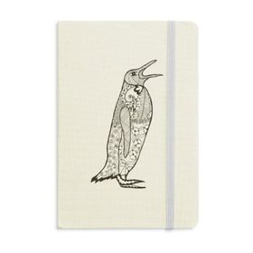 Dıythinker Sevimli Penguen Hayvan Portre Eskiz Baskılı A5 Defter