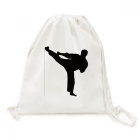 DIYThinker Shaolin Kung Fu Çin Kültürü Desen Tuval İpli Sırt Çantası
