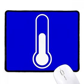 Dıythinker Sıcaklık Mavi Kare Uyarı Işareti Kaymaz Mouse Pad
