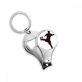Dıythinker Sihouette Futbol Spor Metal Anahtarlık