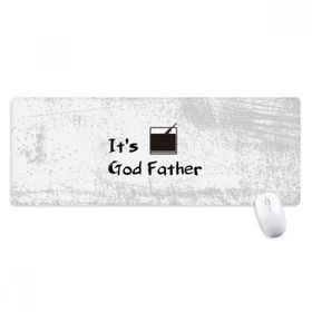 Dıythinker Silhouette Of God Baba Kokteyl Kaymaz Uzatılmış Başlıklı Kenarlar Mouse Pad Bilgisayar Matı