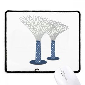 Dıythinker Singapur Bahçeleri By the Bay Kaymaz Siyah Başlıklı Kenarlar Mouse Pad