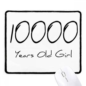Dıythinker Siyah 10000 yaş Kız Yaş Kaymaz Fare Altlığı