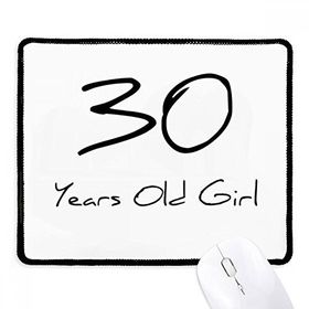 Dıythinker Siyah 30 yaş Kız Yaş Kaymaz Fare Altlığı
