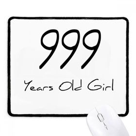 Dıythinker Siyah 999 yaş Kız Yaş Kaymaz Fare Altlığı