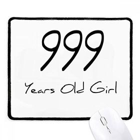 Dıythinker Siyah 999 yaş Kız Yaş Kaymaz Fare Altlığı