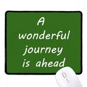 Dıythinker Siyah A Wenderful Journey Is Ahead Kaymaz Fare Altlığı