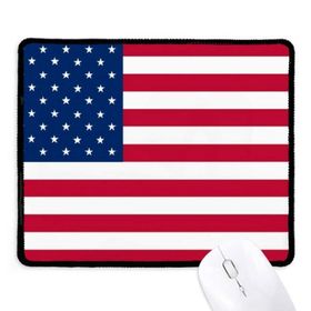 Dıythinker Siyah ABD Ulusal Bayrağı Kuzey Amerika Ülke Kaymaz Fare Altlığı