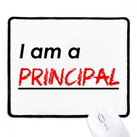 Dıythinker Siyah Alıntı I Am A Principle Kaymaz Fare Altlığı