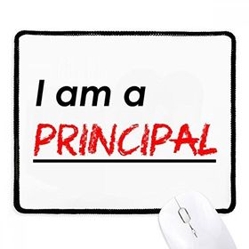 Dıythinker Siyah Alıntı I Am A Principle Kaymaz Fare Altlığı