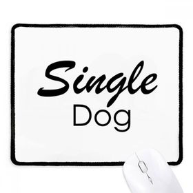 Dıythinker Siyah Alıntı Tek Köpek Kaymaz Fare Altlığı