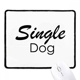 Dıythinker Siyah Alıntı Tek Köpek Kaymaz Fare Altlığı