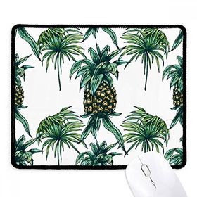 Dıythinker Siyah Ananas Bitki Meyve Ye Yeşil Kaymaz Fare Altlığı