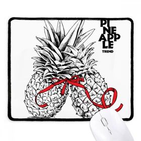 Dıythinker Siyah Ananas Çift Trend Tropik Meyve Kaymaz Fare Altlığı