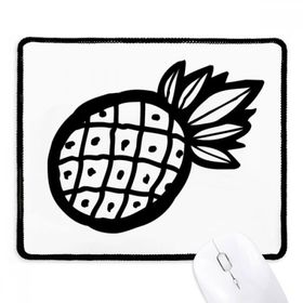 Dıythinker Siyah Ananas Çizimi Meyve Kaymaz Fare Altlığı