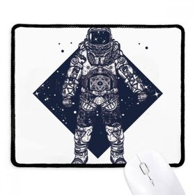 Dıythinker Siyah Astronot Yıldızlar Evren Sanat Deseni Kaymaz Fare Altlığı
