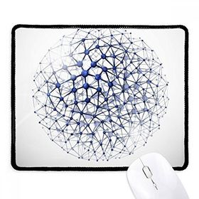 Dıythinker Siyah Atom Yapısı Fiziksel İllüstrasyon Kaymaz Fare Altlığı
