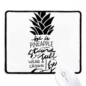 Dıythinker Siyah Be a Ananas Standı Uzun Tatlı Alıntı Kaymaz Fare Altlığı
