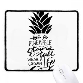 Dıythinker Siyah Be a Ananas Standı Uzun Tatlı Alıntı Kaymaz Fare Altlığı