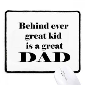 Dıythinker Siyah Behind Great Dad Babalar Festival Alıntı Kaymaz Fare Altlığı