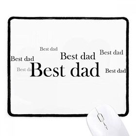 Dıythinker Siyah Best Dad Festival Alıntı Kaymaz Fare Altlığı