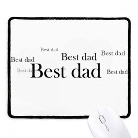 Dıythinker Siyah Best Dad Festival Alıntı Kaymaz Fare Altlığı